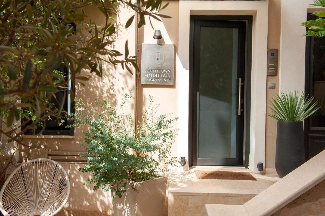 Corfu Town Stylish Twin Apartment Eksteriør bilde